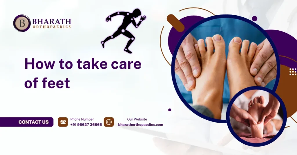 How to take care of feet